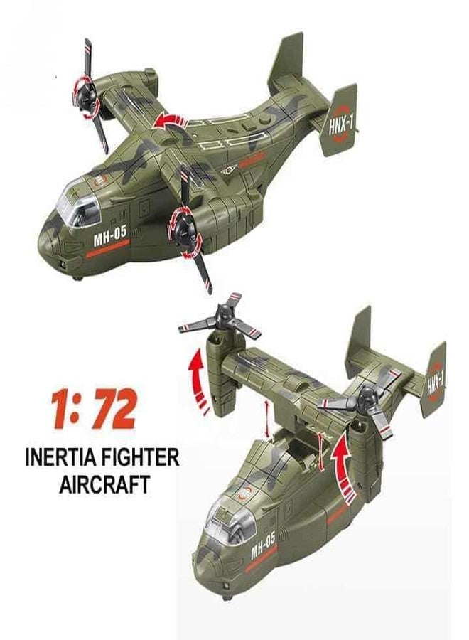 EXOMOON Metal Diecast Plane Fighter Aircraft Jet Lights Sound Pullback Collection Toy - Image 3